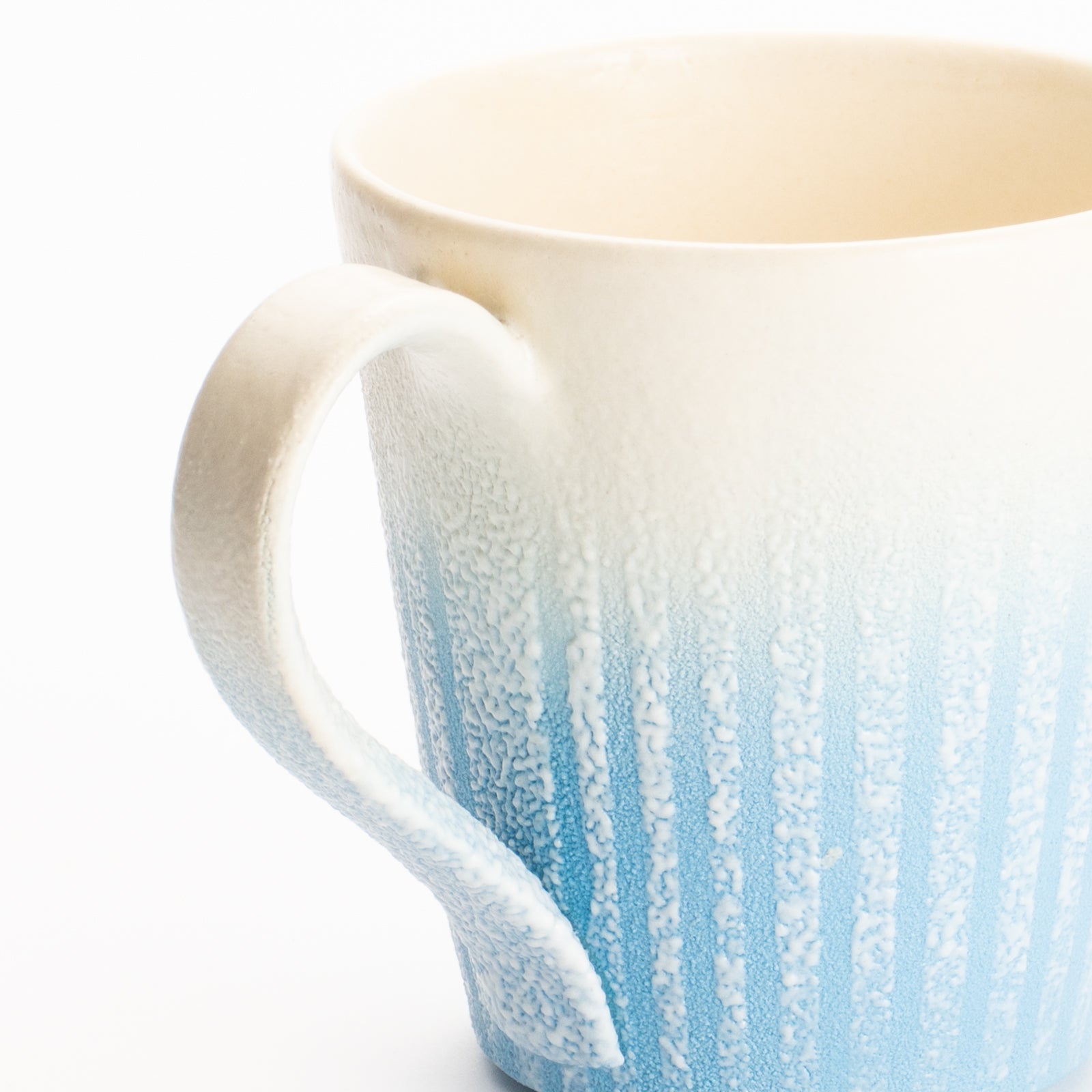 【清水焼】マグカップ　釉泥彩 空色B　竹村陽太郎 KOTOPOTTER