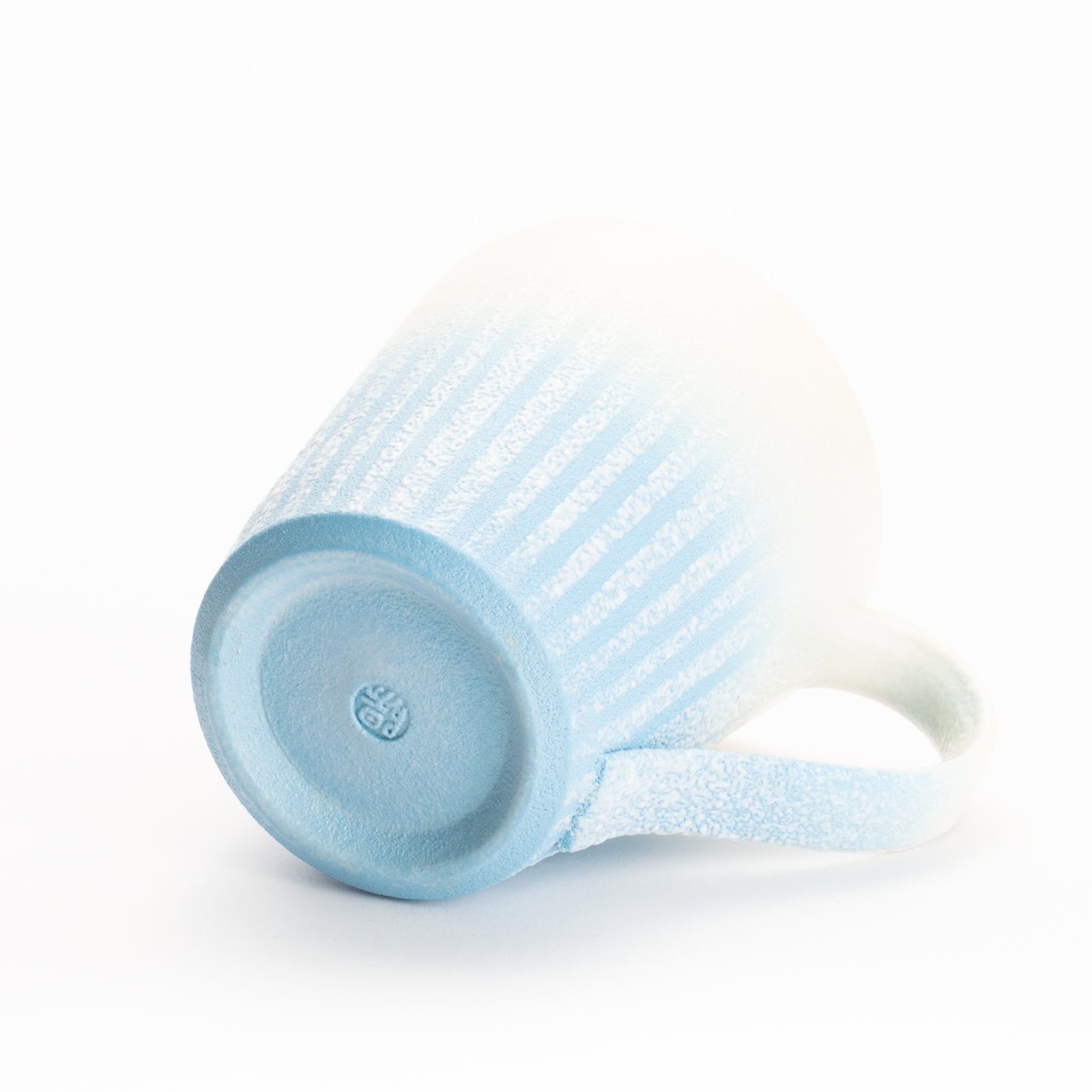 【清水焼】マグカップ　釉泥彩 空色B　竹村陽太郎 KOTOPOTTER