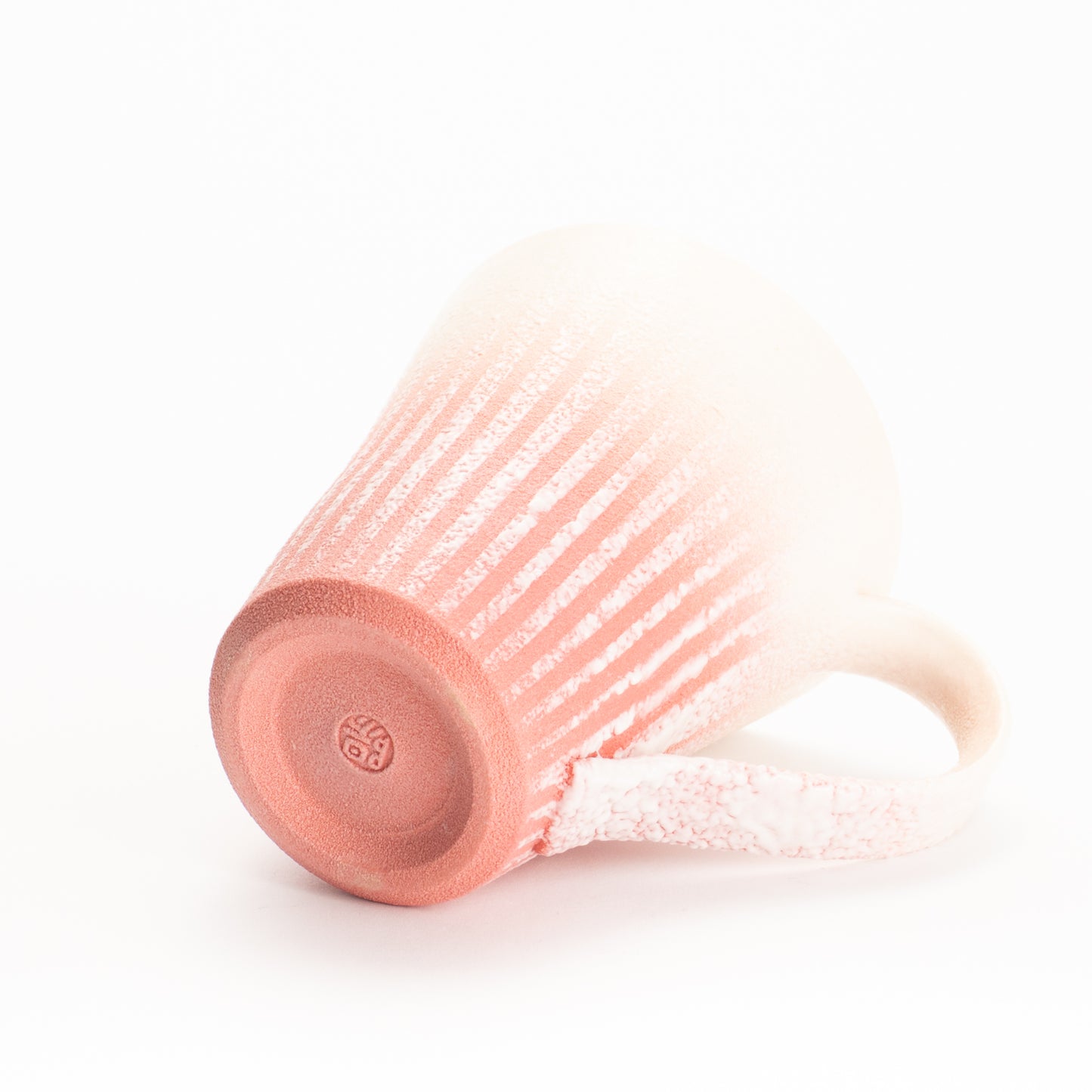 【清水焼】マグカップ　釉泥彩 紅色A　竹村陽太郎 KOTOPOTTER