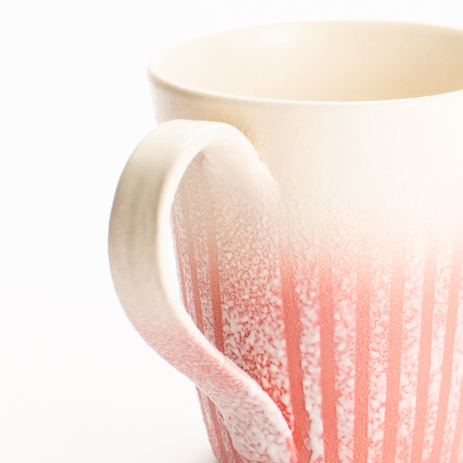 【清水焼】マグカップ　釉泥彩 紅色B　竹村陽太郎 KOTOPOTTER