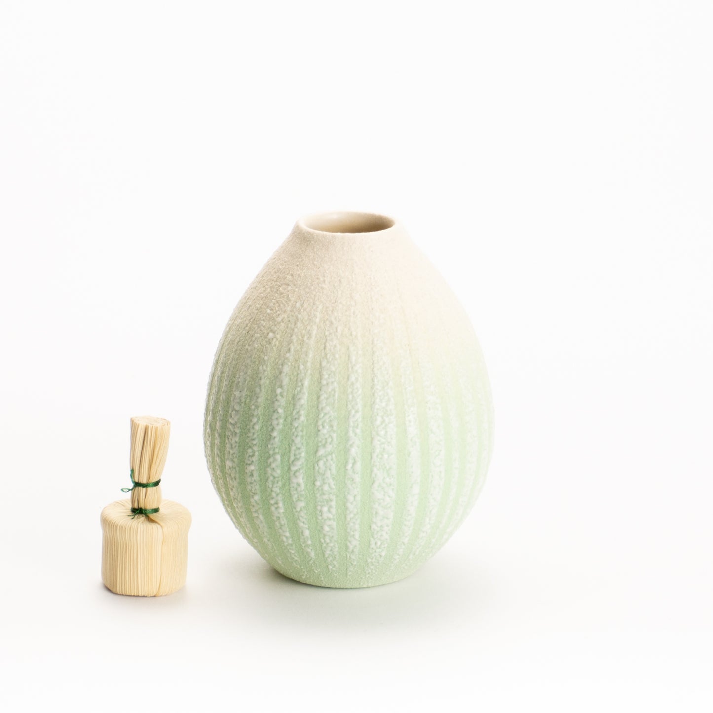 【清水焼】振出　釉泥彩 若草色　竹村陽太郎 KOTOPOTTER