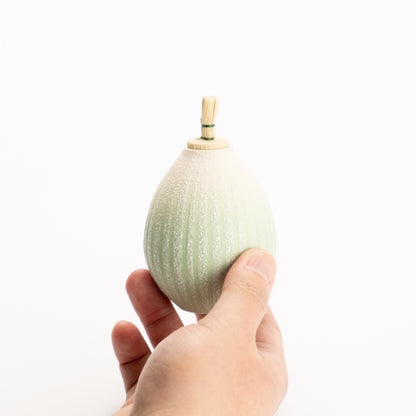 【清水焼】振出　釉泥彩 若草色　竹村陽太郎 KOTOPOTTER