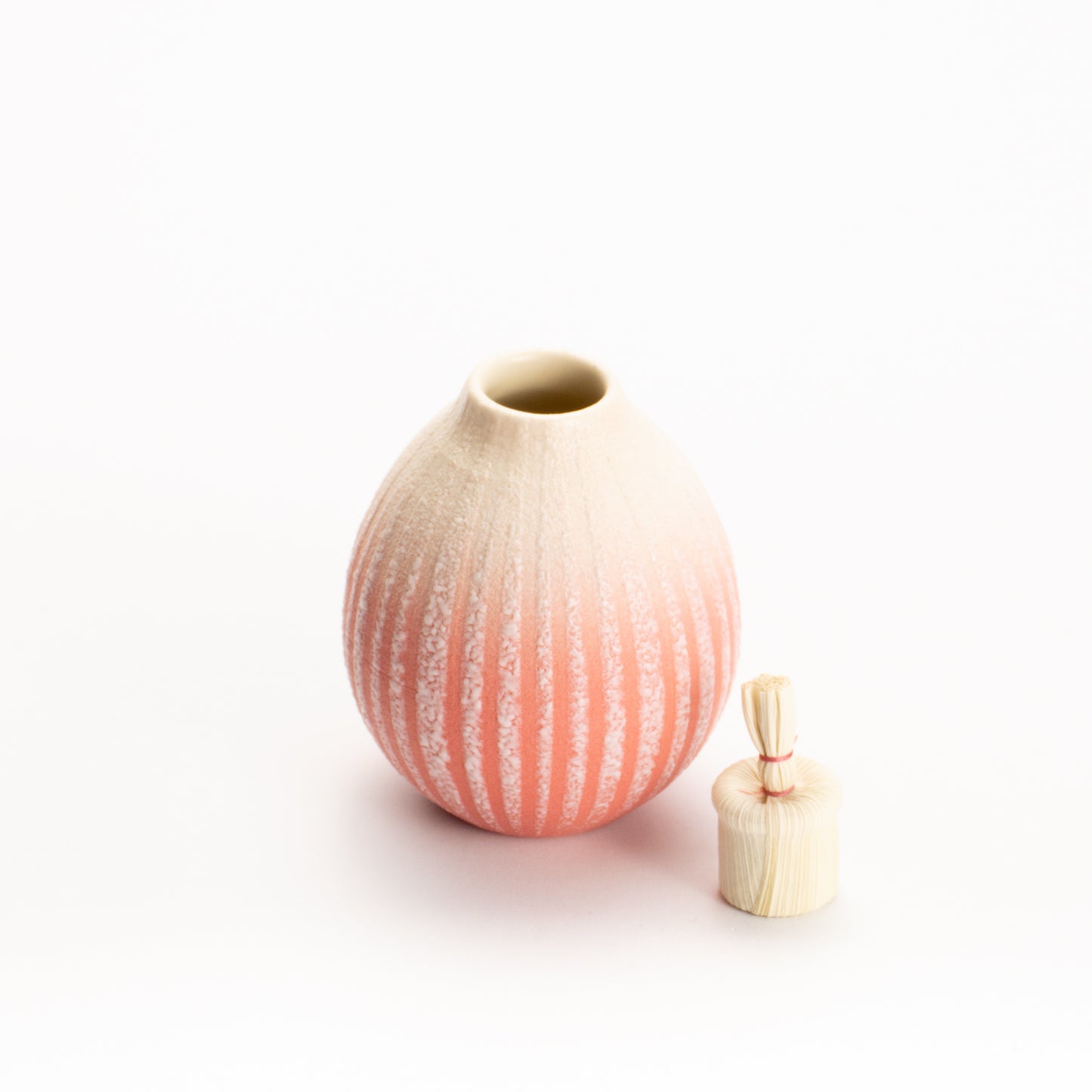 【清水焼】振出　釉泥彩 紅色　竹村陽太郎 KOTOPOTTER