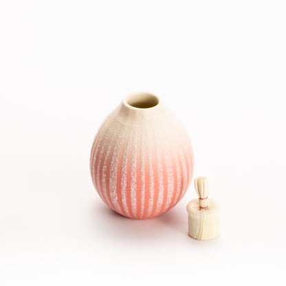 【清水焼】振出　釉泥彩 紅色　竹村陽太郎 KOTOPOTTER