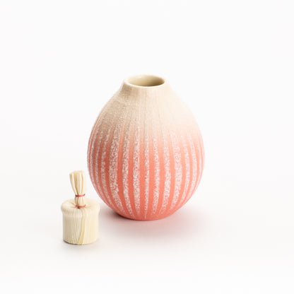 【清水焼】振出　釉泥彩 紅色　竹村陽太郎 KOTOPOTTER