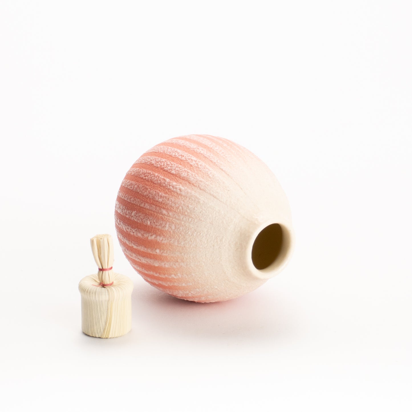 【清水焼】振出　釉泥彩 紅色　竹村陽太郎 KOTOPOTTER