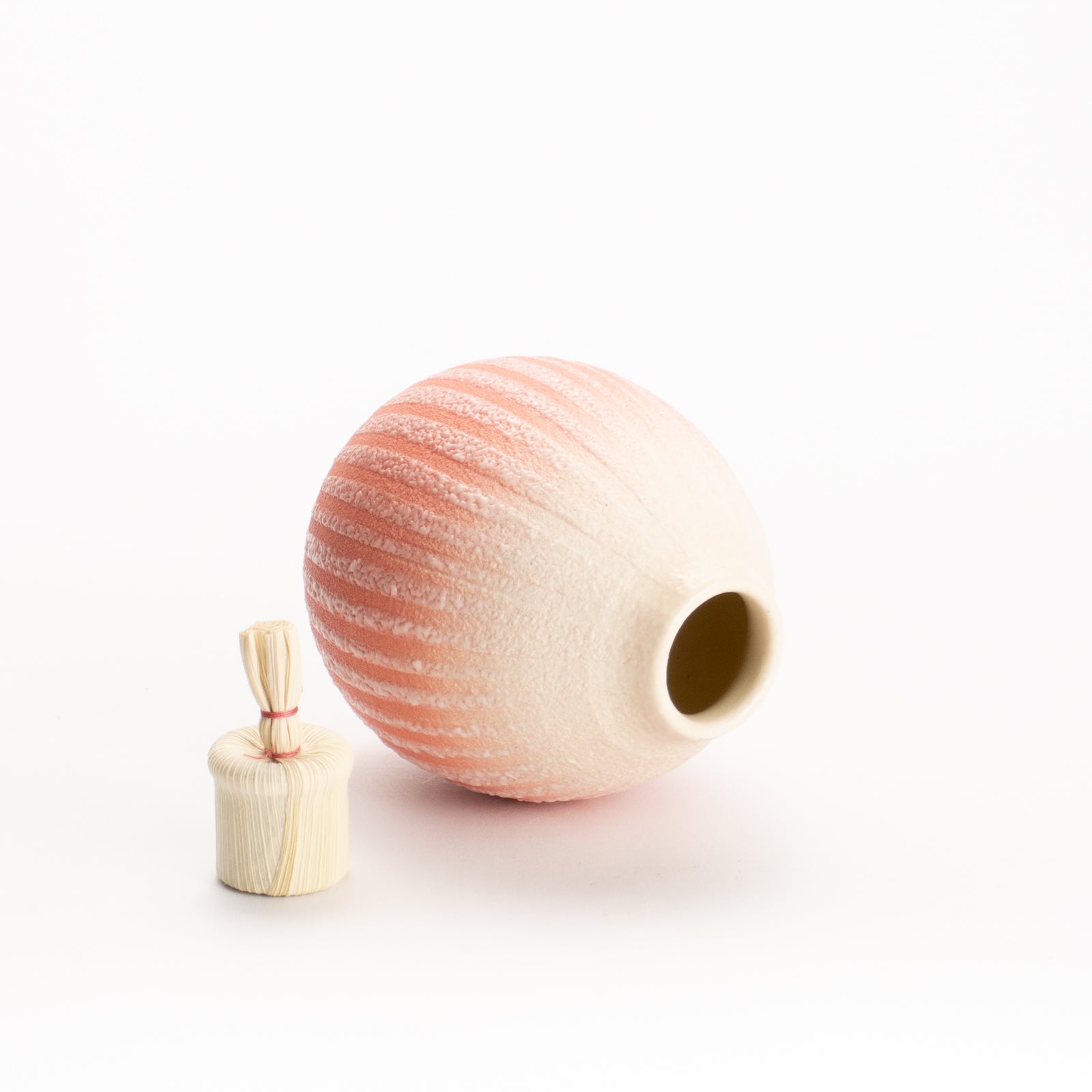 【清水焼】振出　釉泥彩 紅色　竹村陽太郎 KOTOPOTTER