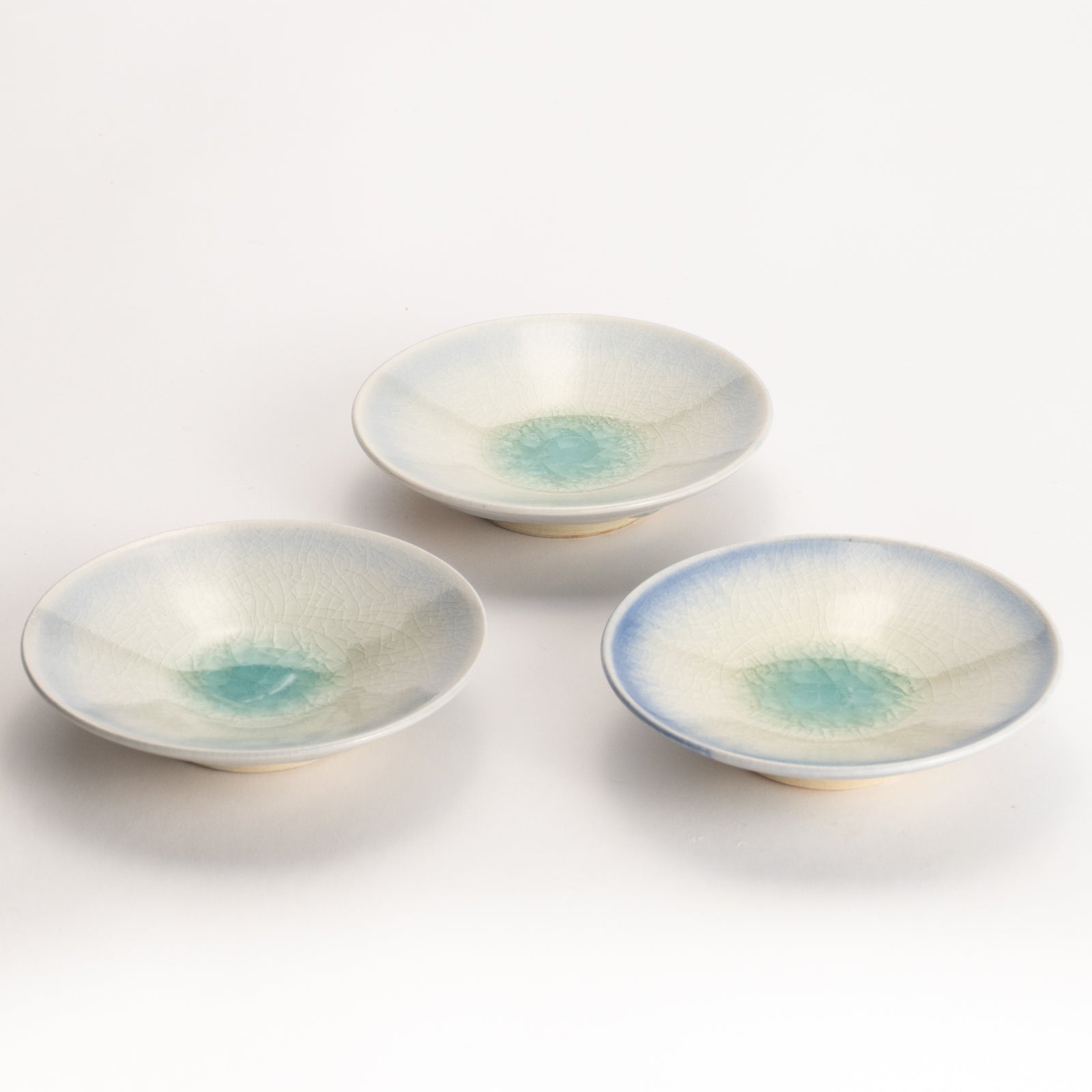 【清水焼】豆皿　灰釉　大日窯 KOTOPOTTER