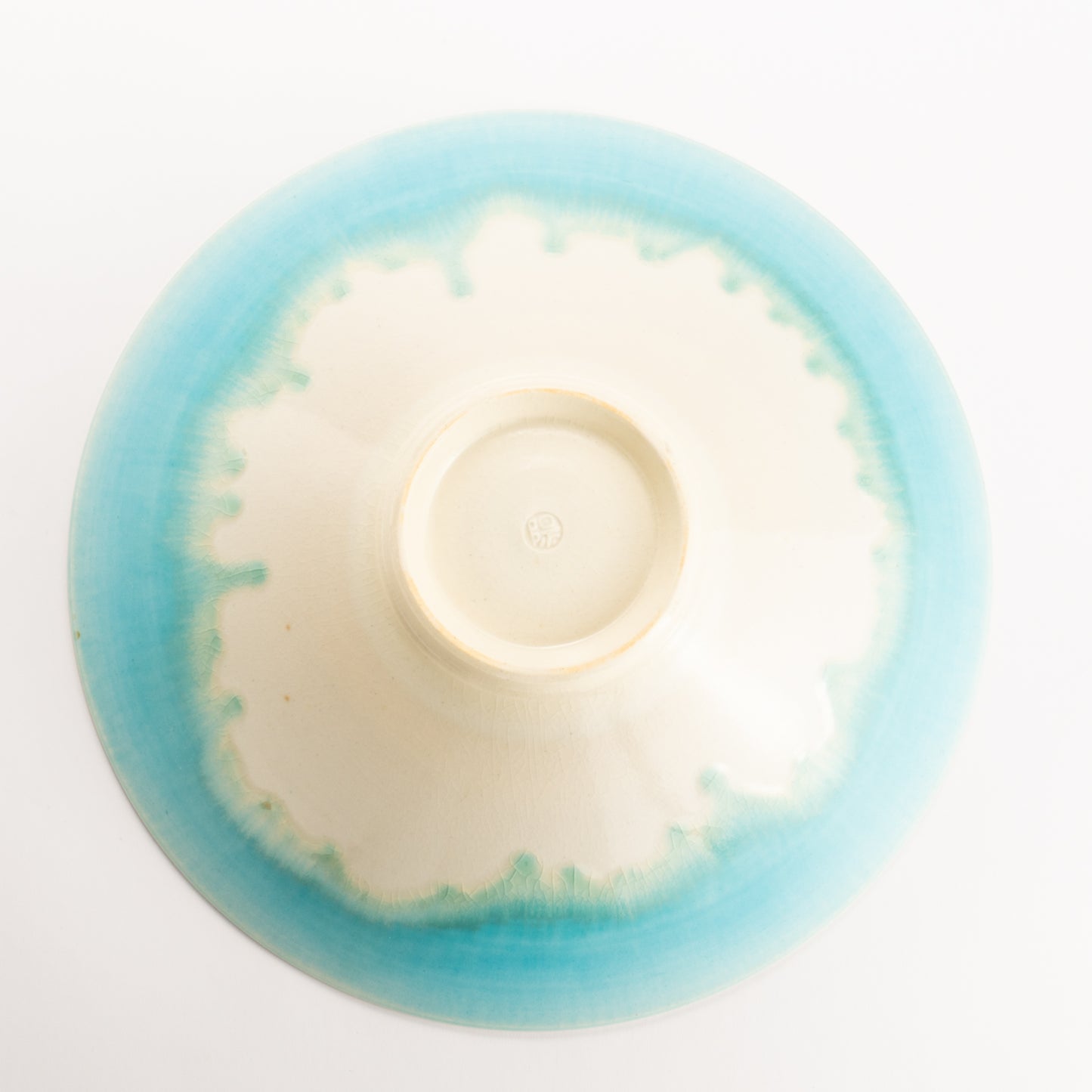 【清水焼】大皿　碧釉　竹村陽太郎 KOTOPOTTER