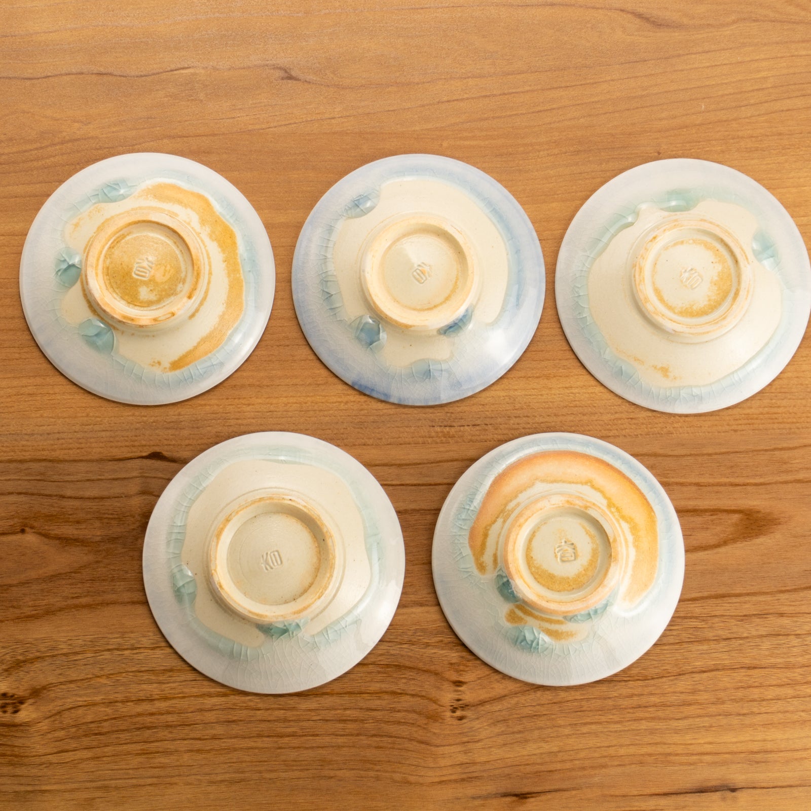 【清水焼】豆皿　灰釉　大日窯 KOTOPOTTER