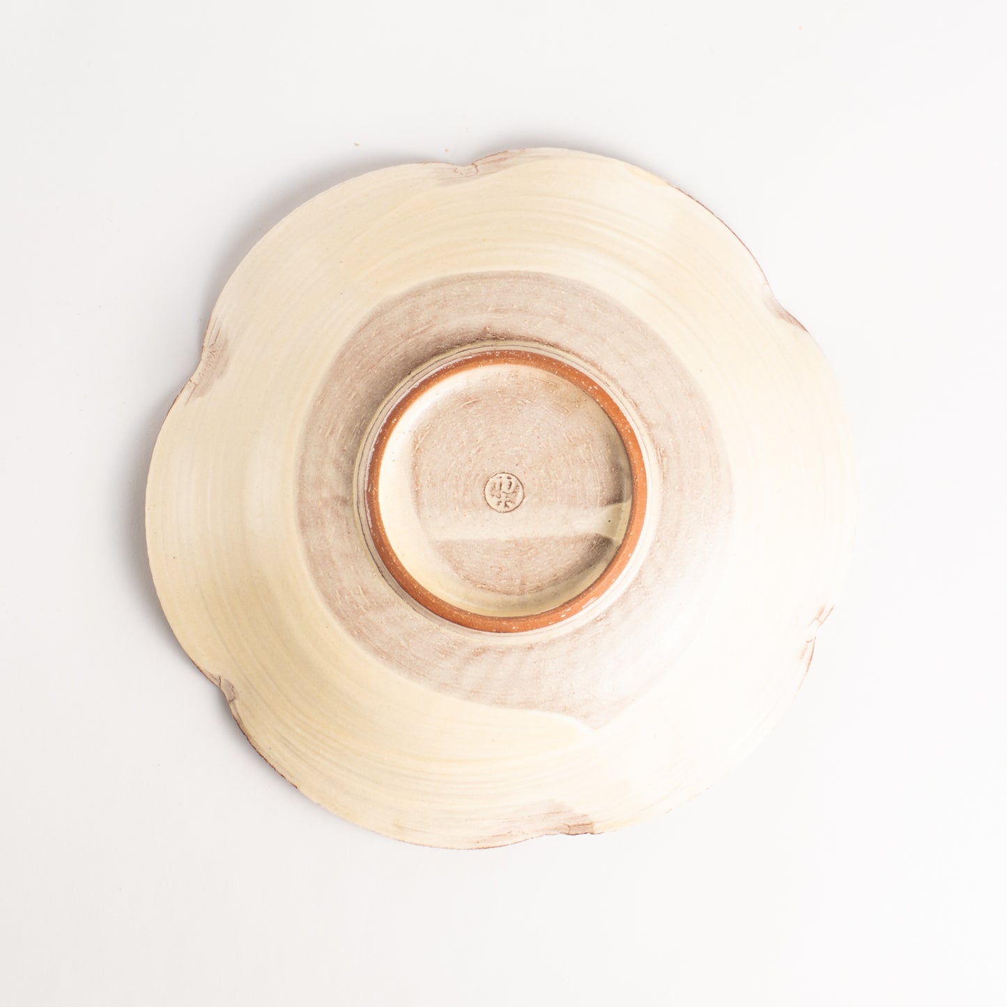 【清水焼】6寸向皿　紫三島　陶楽窯 KOTOPOTTER