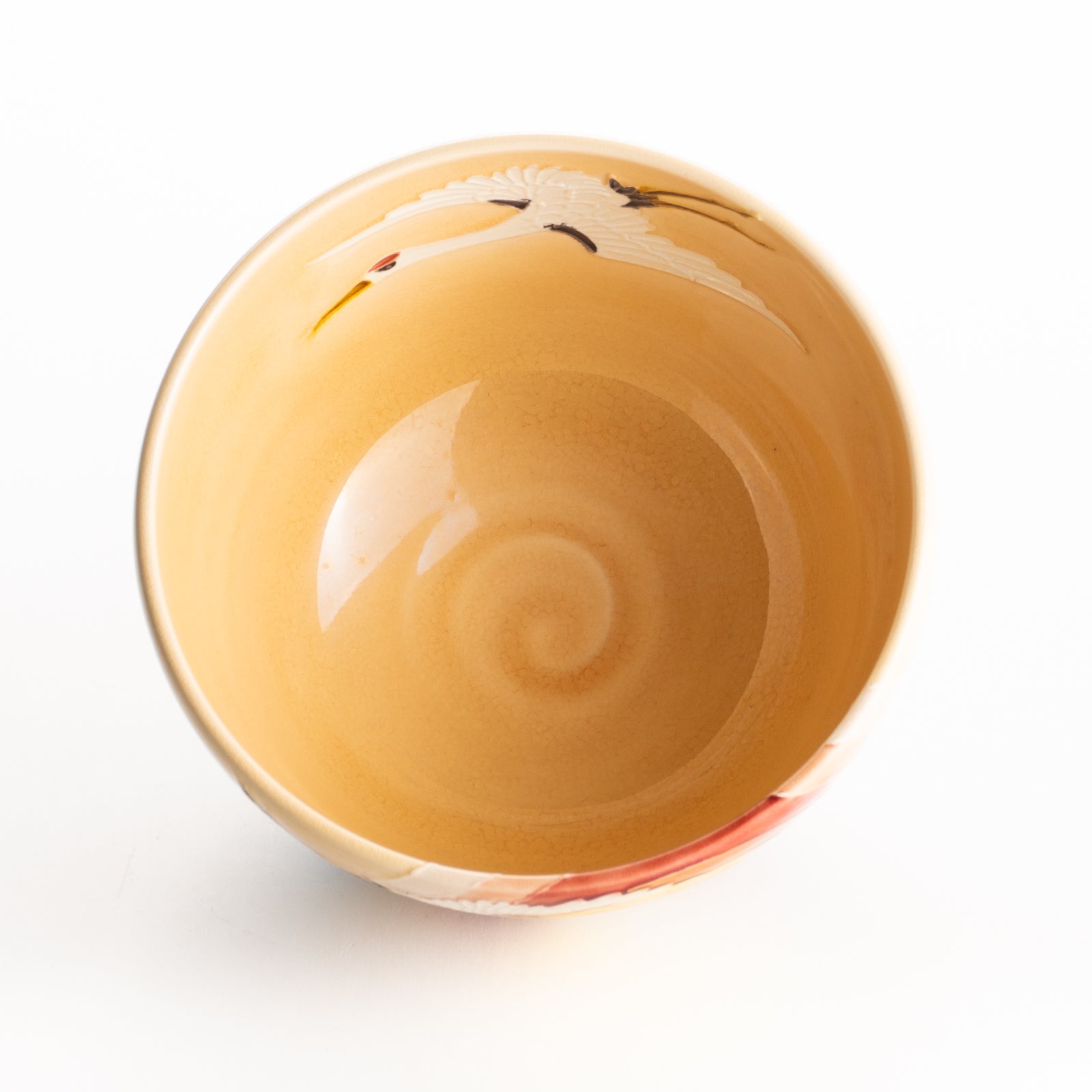 抹茶碗　交趾金彩 "旭"　一如 KOTOPOTTER