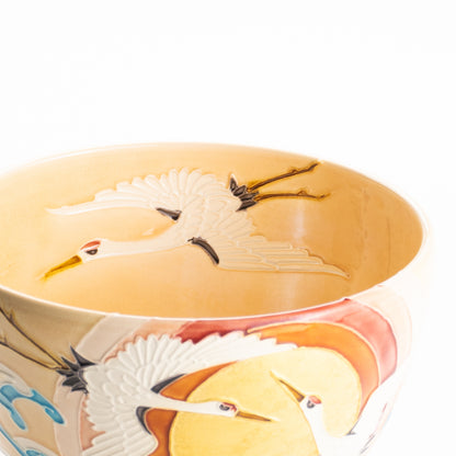 抹茶碗　交趾金彩 "旭"　一如 KOTOPOTTER