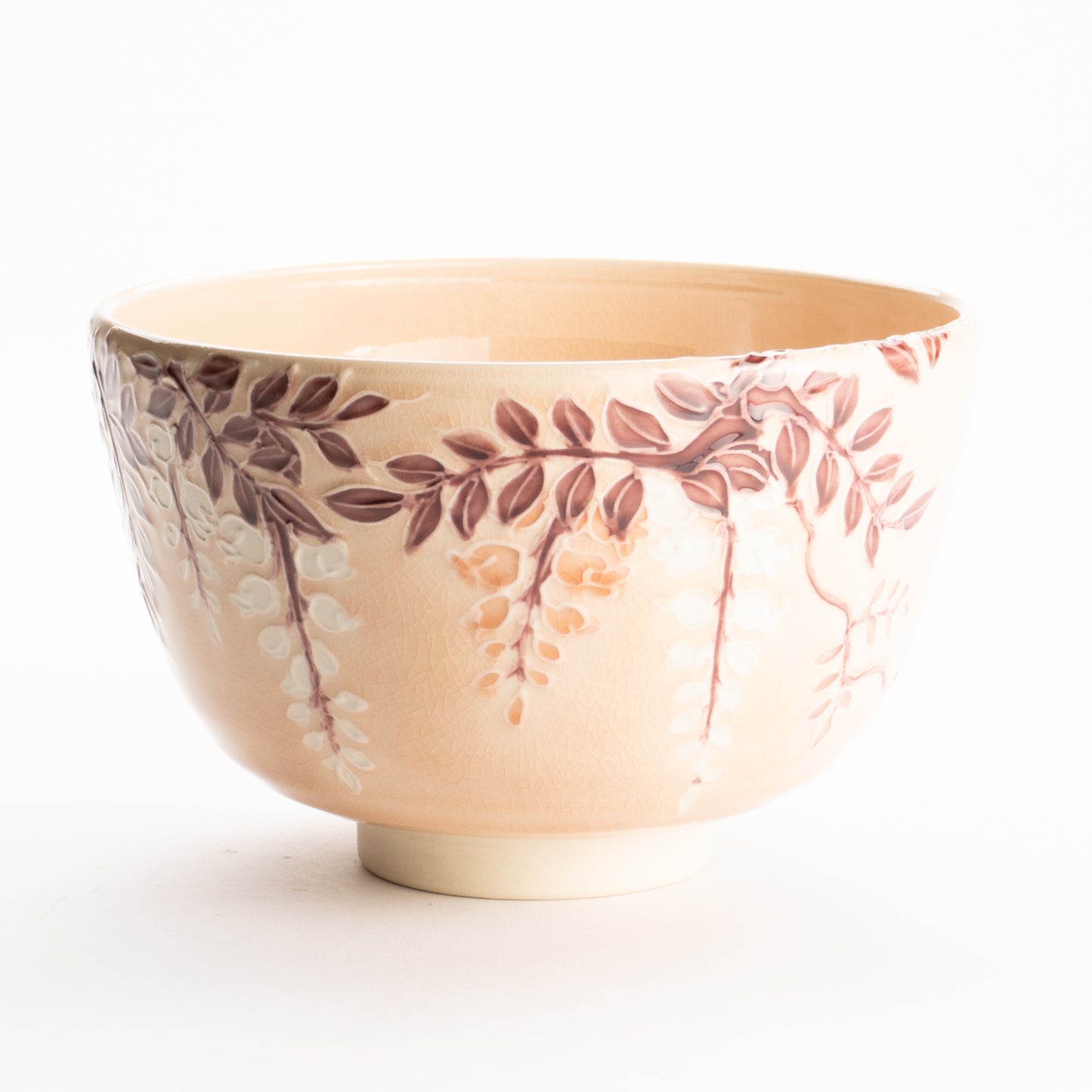 抹茶碗　紫式部と藤　一如 KOTOPOTTER