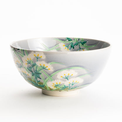 抹茶碗　淡紫交趾 "藤袴"　一如 KOTOPOTTER