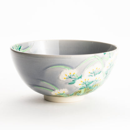 抹茶碗　淡紫交趾 "藤袴"　一如 KOTOPOTTER