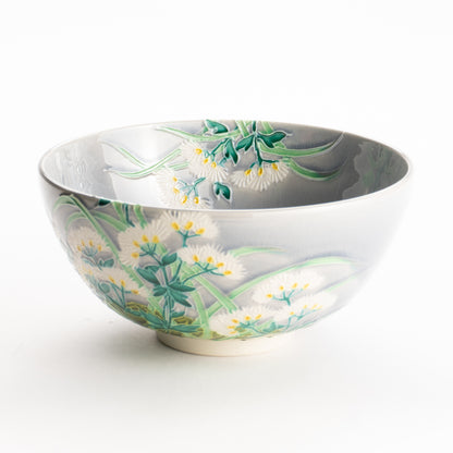 抹茶碗　淡紫交趾 "藤袴"　一如 KOTOPOTTER