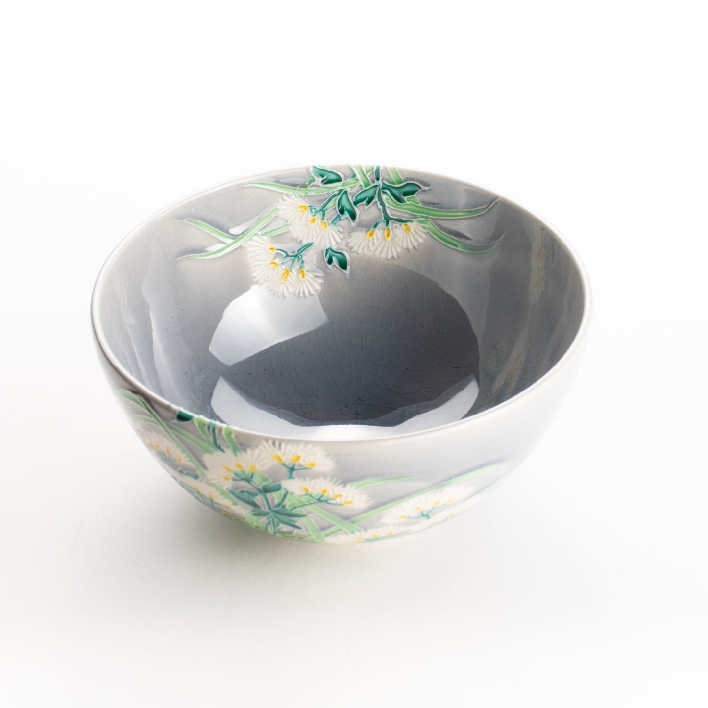 抹茶碗　淡紫交趾 "藤袴"　一如 KOTOPOTTER