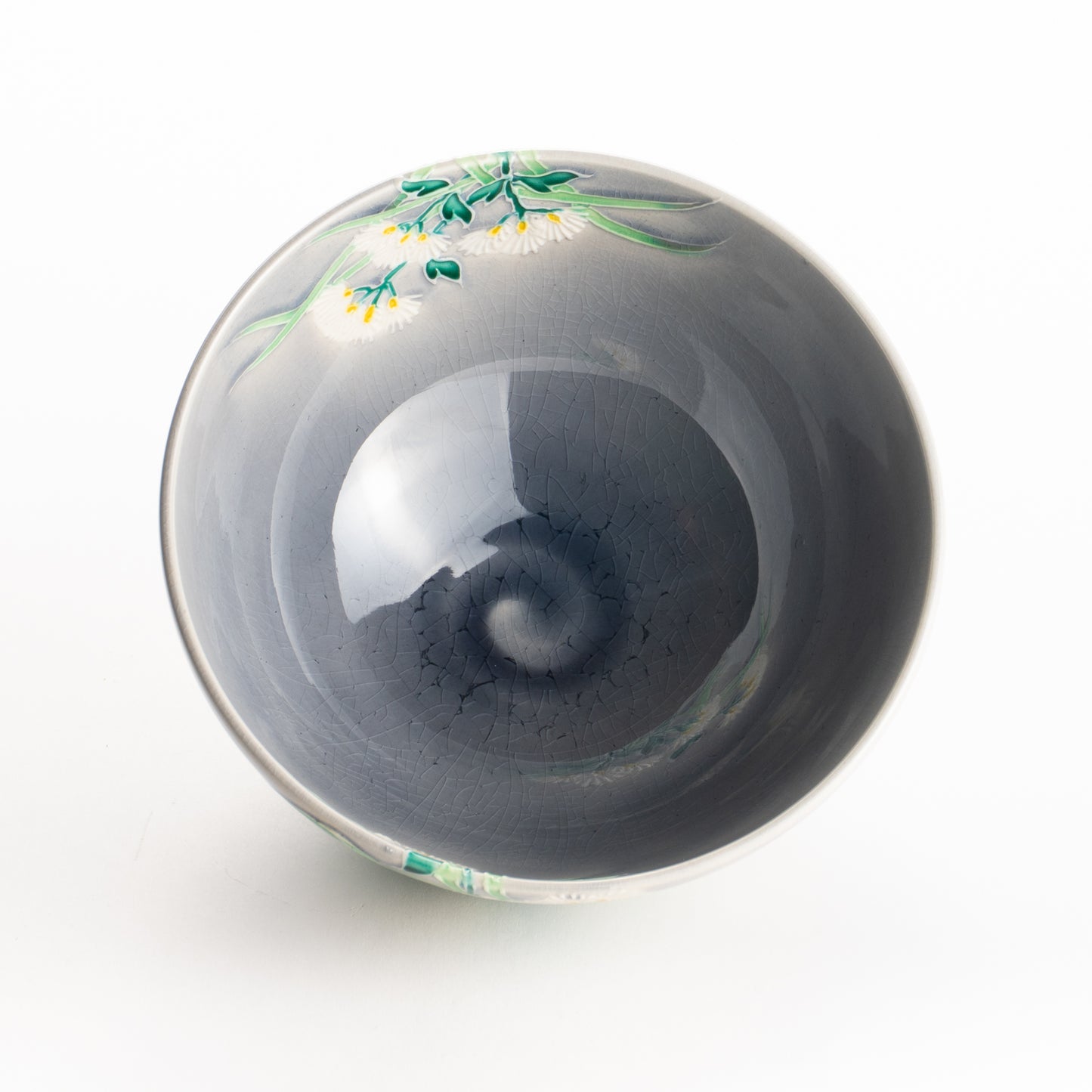 抹茶碗　淡紫交趾 "藤袴"　一如 KOTOPOTTER