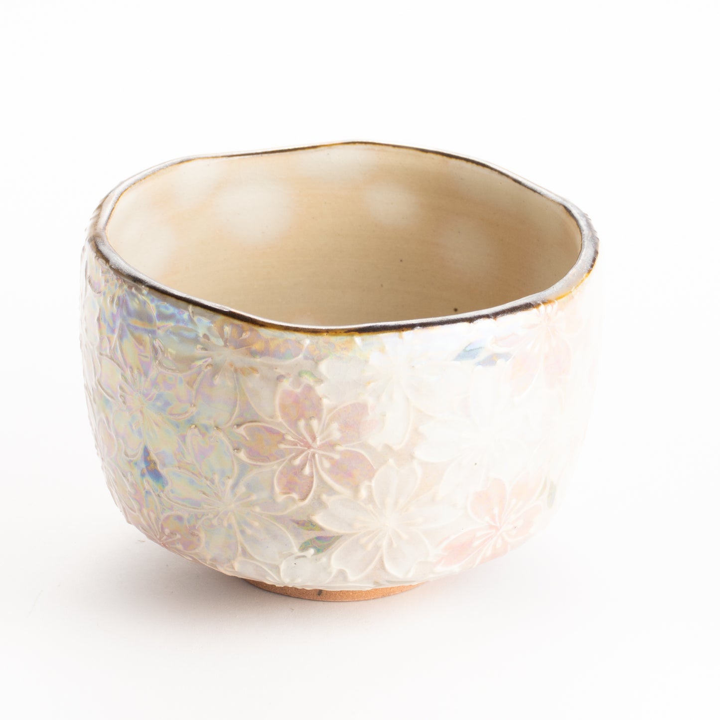 抹茶碗　ラスター彩"桜之図"　俊山窯 KOTOPOTTER