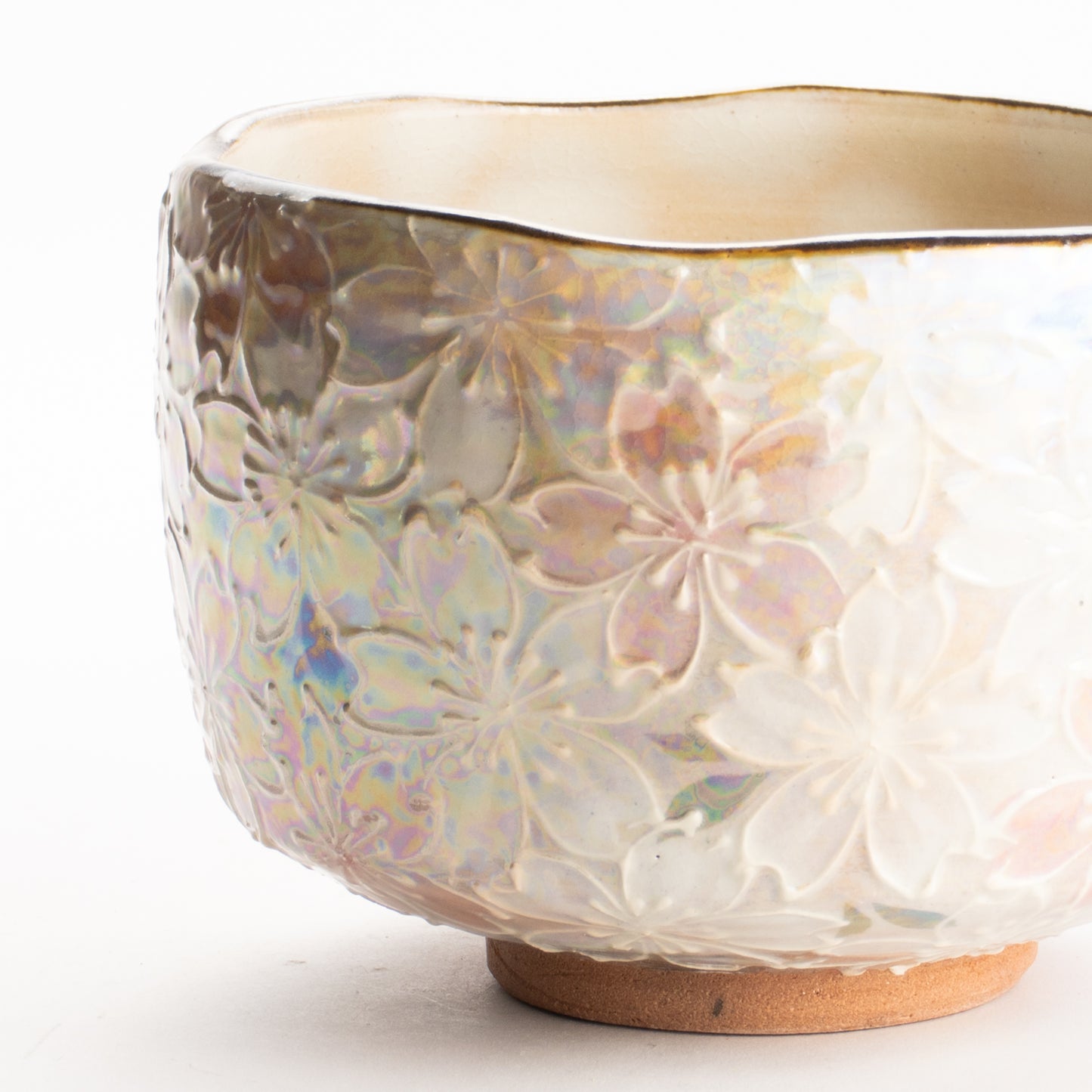 抹茶碗　ラスター彩"桜之図"　俊山窯 KOTOPOTTER