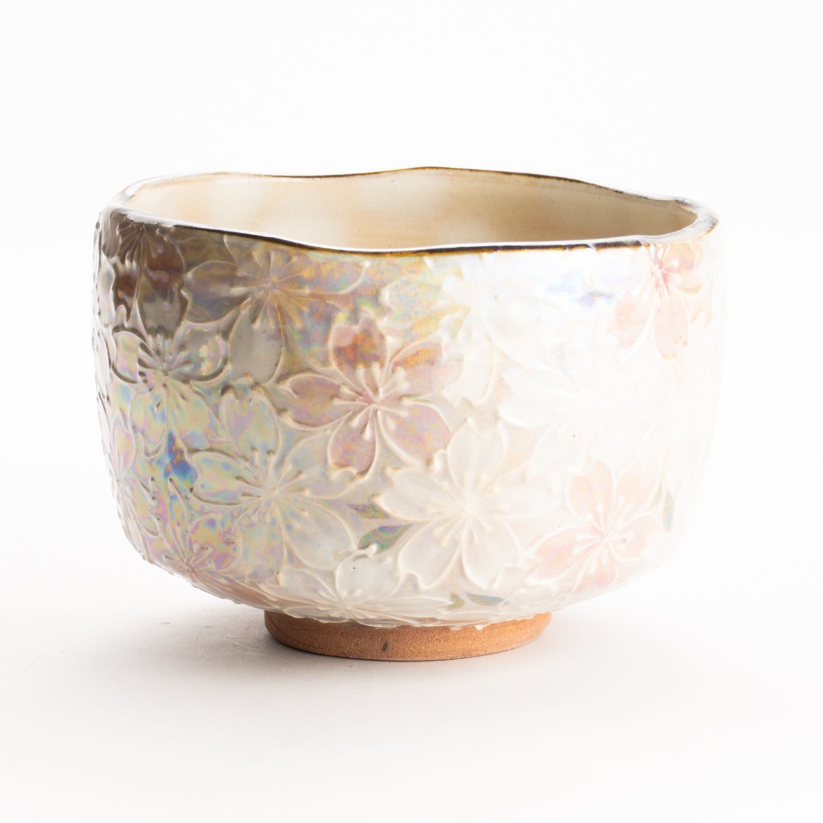 抹茶碗　ラスター彩"桜之図"　俊山窯 KOTOPOTTER