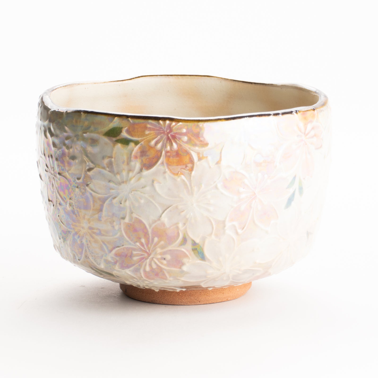 抹茶碗　ラスター彩"桜之図"　俊山窯 KOTOPOTTER