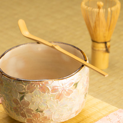 抹茶碗　ラスター彩"桜之図"　俊山窯 KOTOPOTTER
