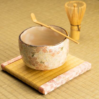 抹茶碗　ラスター彩"桜之図"　俊山窯 KOTOPOTTER