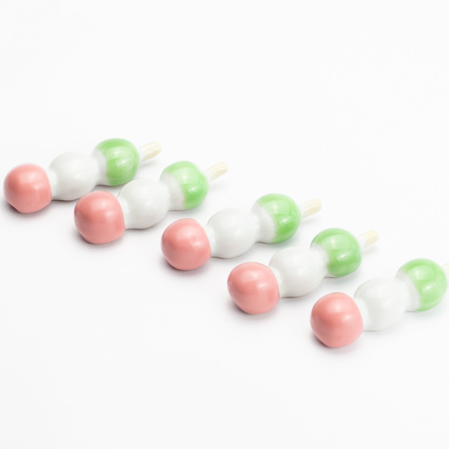 【清水焼】箸置き　三色だんご KOTOPOTTER