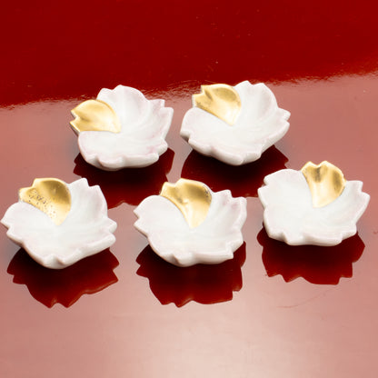 【清水焼】箸置き　金彩桜 KOTOPOTTER