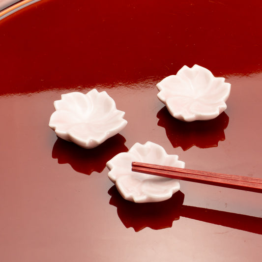 【清水焼】箸置き　ピンク桜 KOTOPOTTER