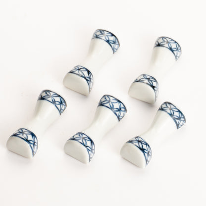 【清水焼】箸置き　つづみ七宝 KOTOPOTTER