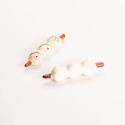 【清水焼】箸置き　しだれ桜 だんご KOTOPOTTER