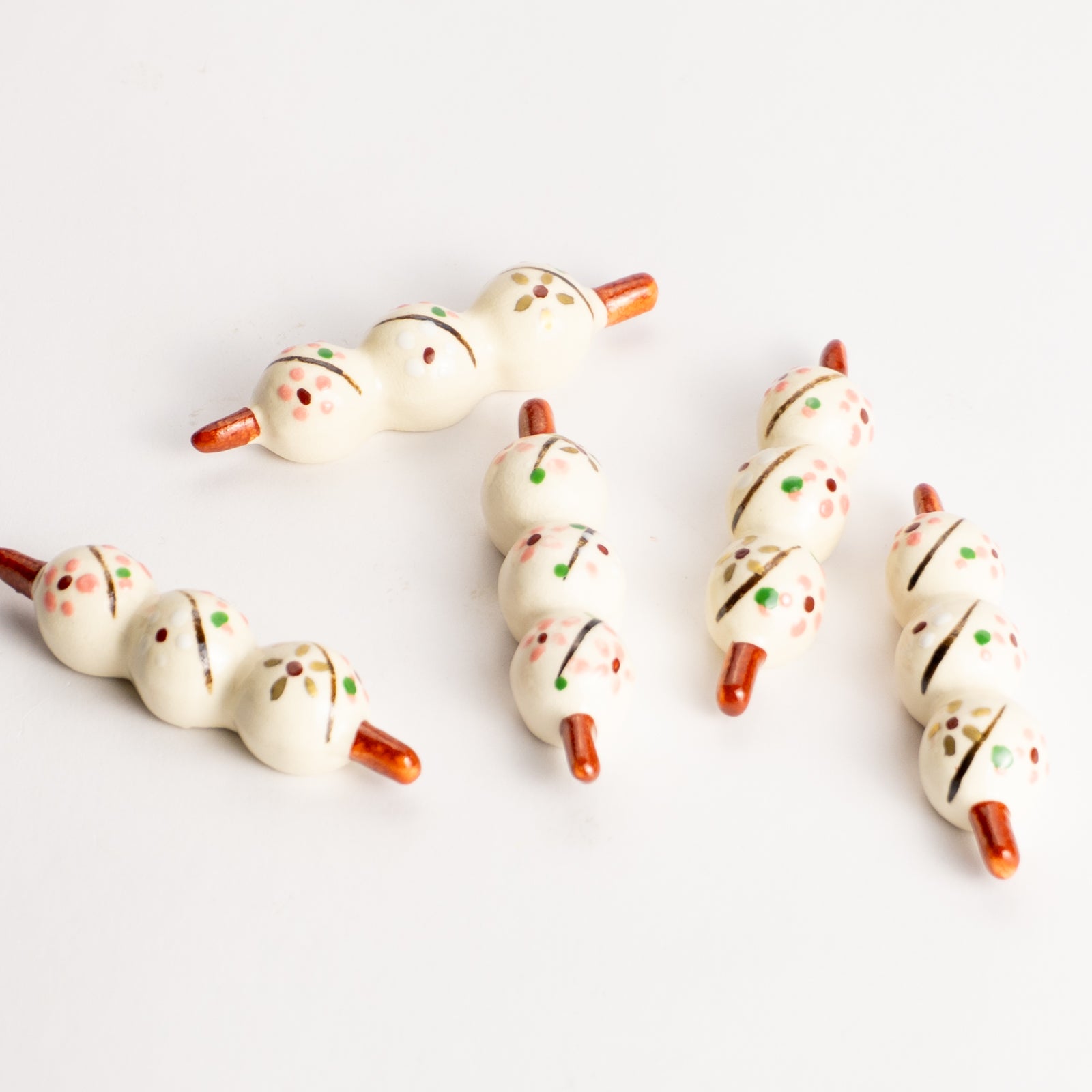 【清水焼】箸置き　しだれ桜 だんご KOTOPOTTER