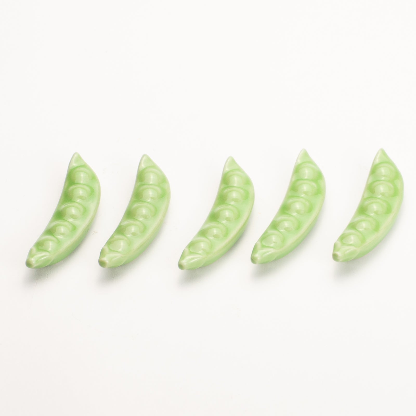 【清水焼】箸置き　えんどう豆 KOTOPOTTER