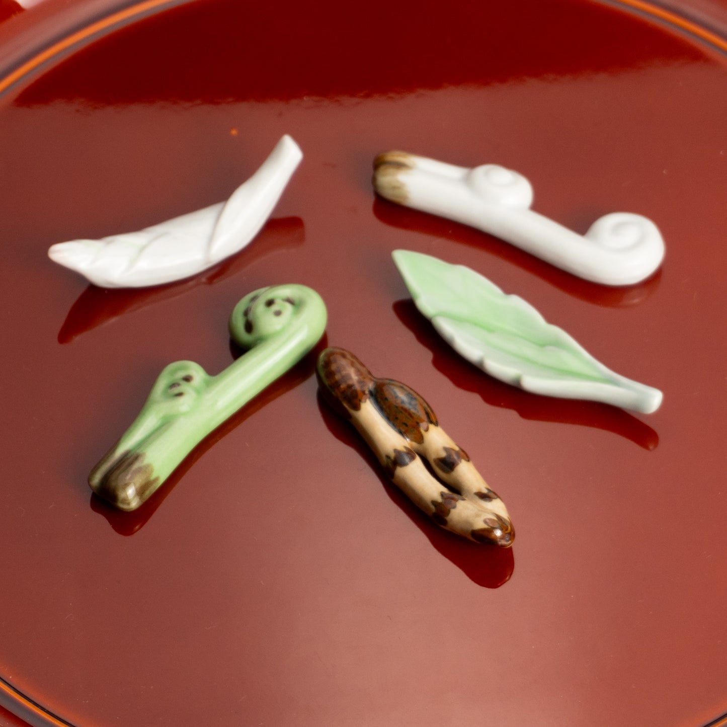 【清水焼】箸置き　山の幸 KOTOPOTTER