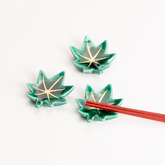 【清水焼】箸置き　青楓 KOTOPOTTER