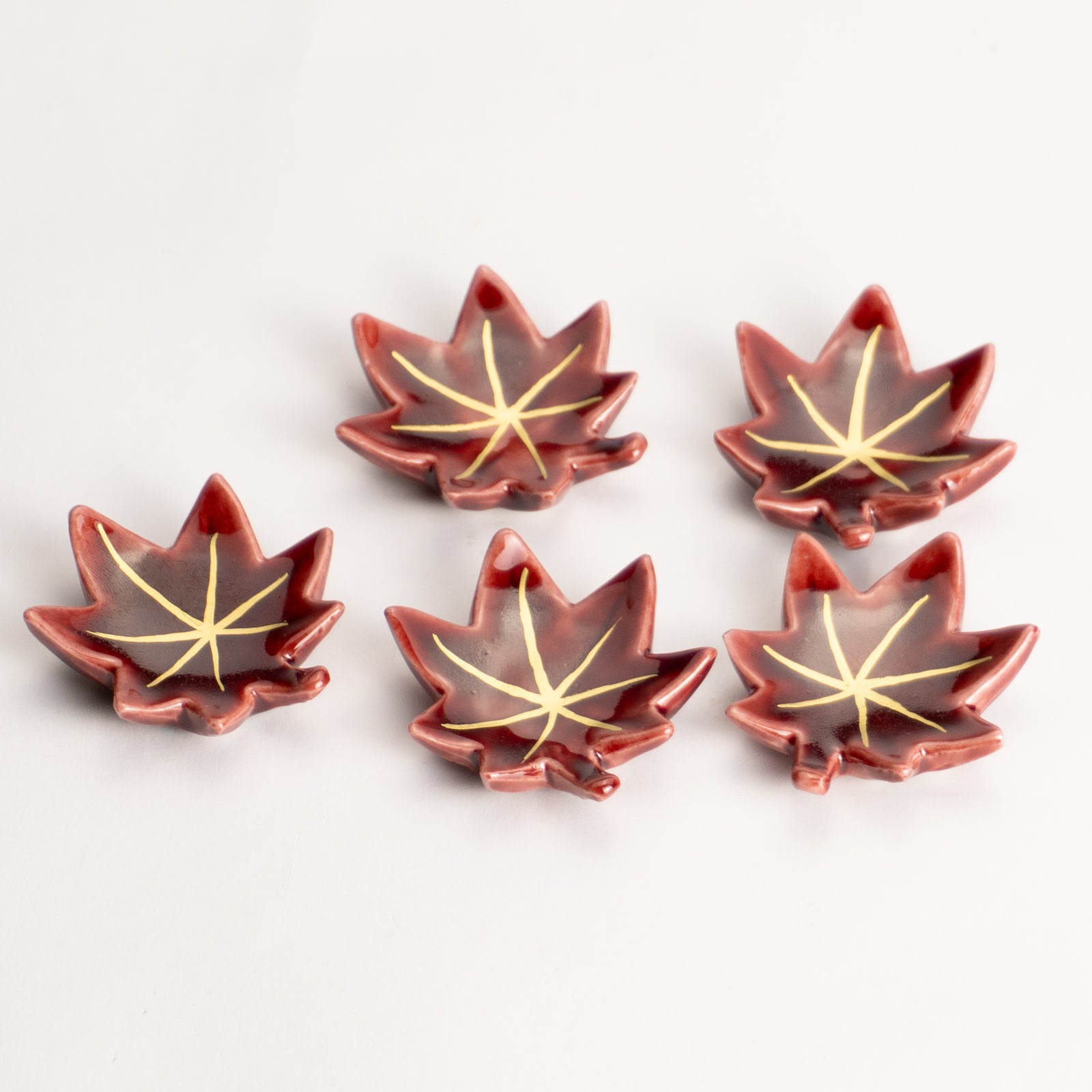 【清水焼】箸置き　紅葉 KOTOPOTTER