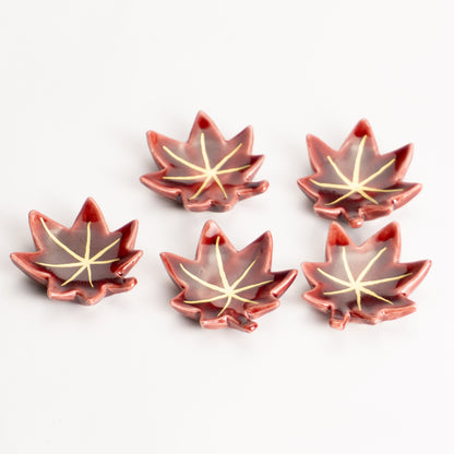 【清水焼】箸置き　紅葉 KOTOPOTTER
