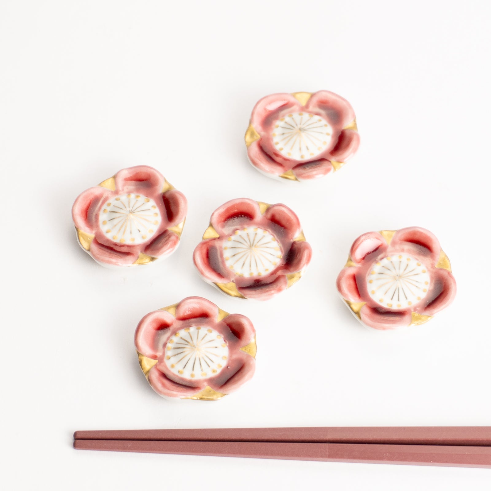 【清水焼】箸置き　梅の花 KOTOPOTTER