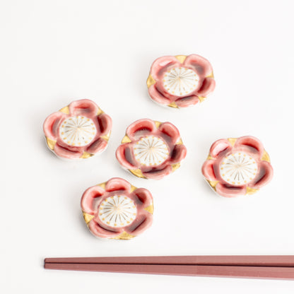 【清水焼】箸置き　梅の花 KOTOPOTTER