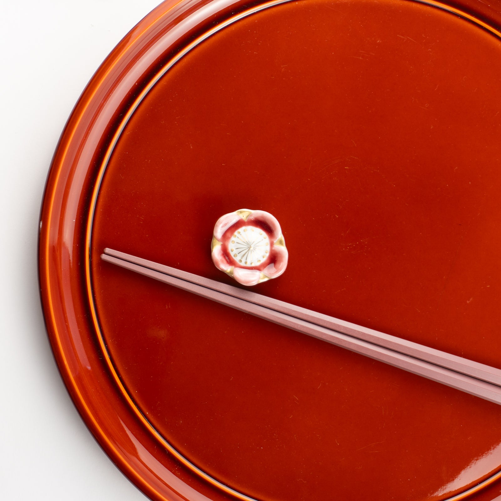 【清水焼】箸置き　梅の花 KOTOPOTTER