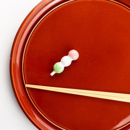 【清水焼】箸置き　三色だんご KOTOPOTTER