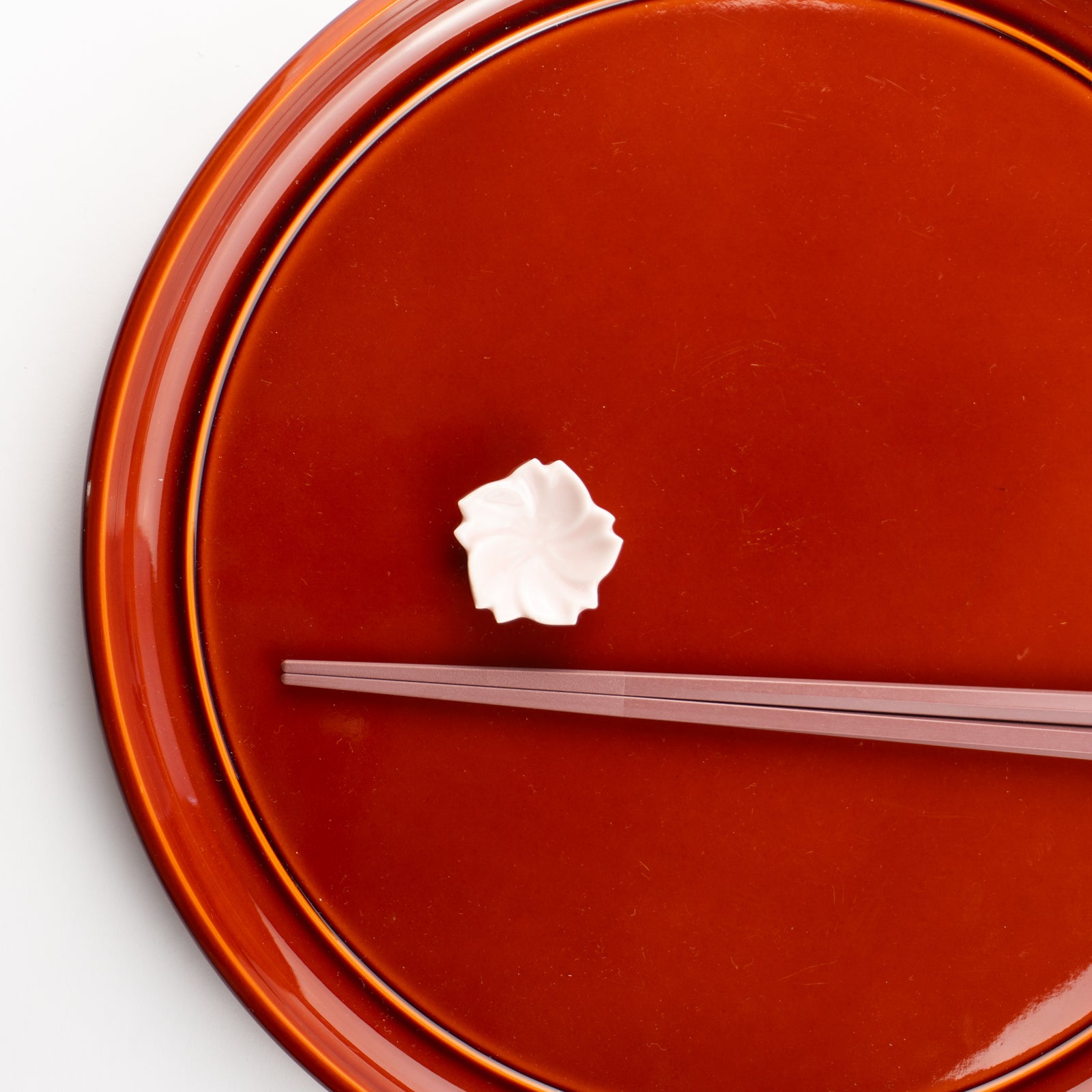 【清水焼】箸置き　ピンク桜 KOTOPOTTER