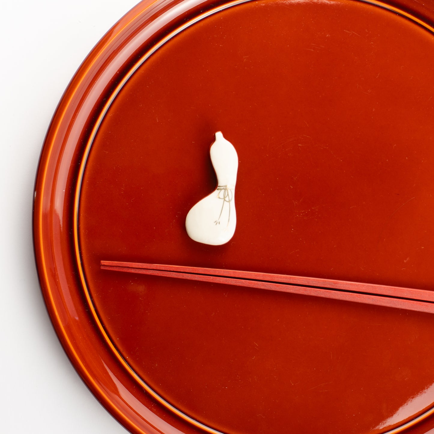 【清水焼】箸置き　ひょうたん 金結び KOTOPOTTER