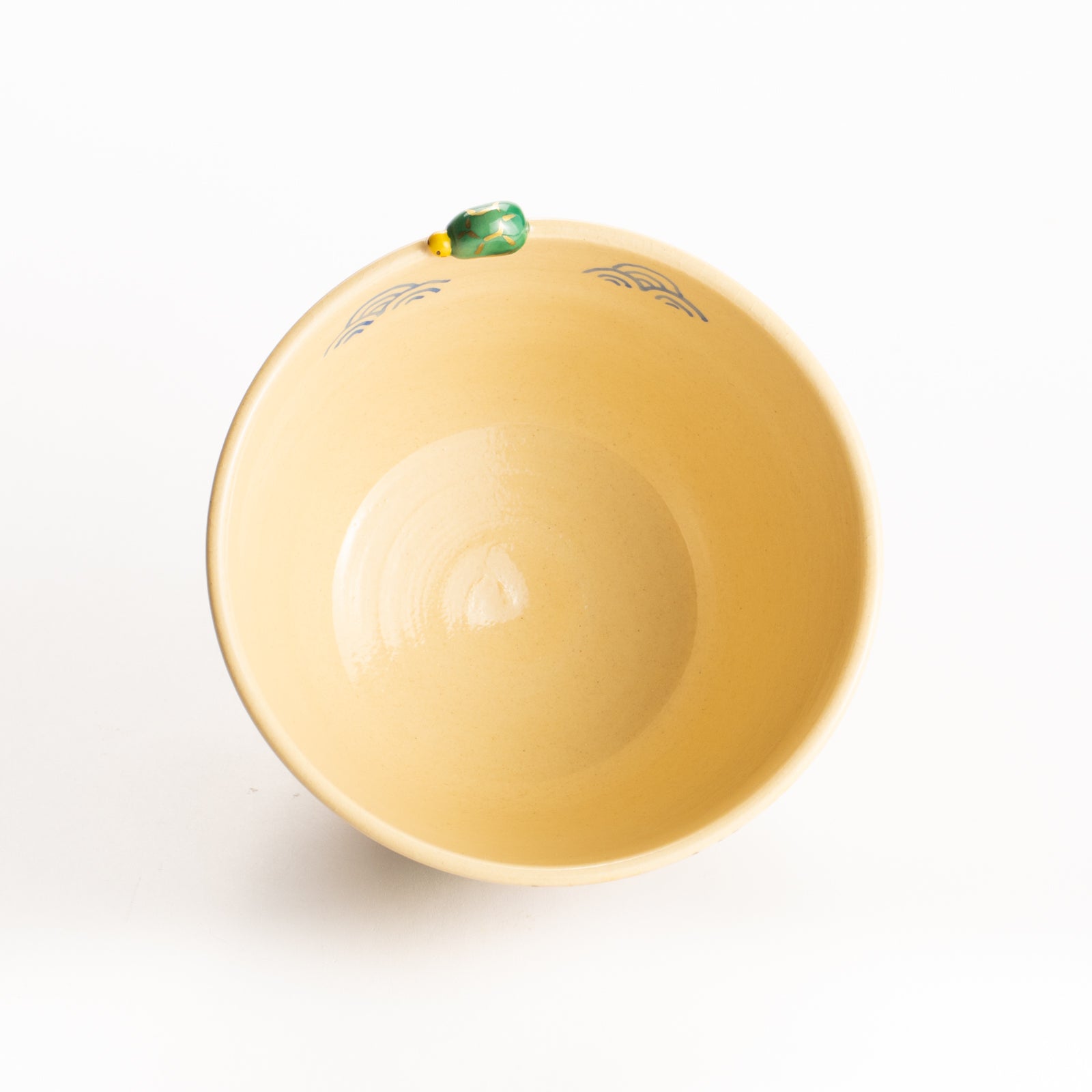 抹茶碗　鶴亀　峨山 KOTOPOTTER