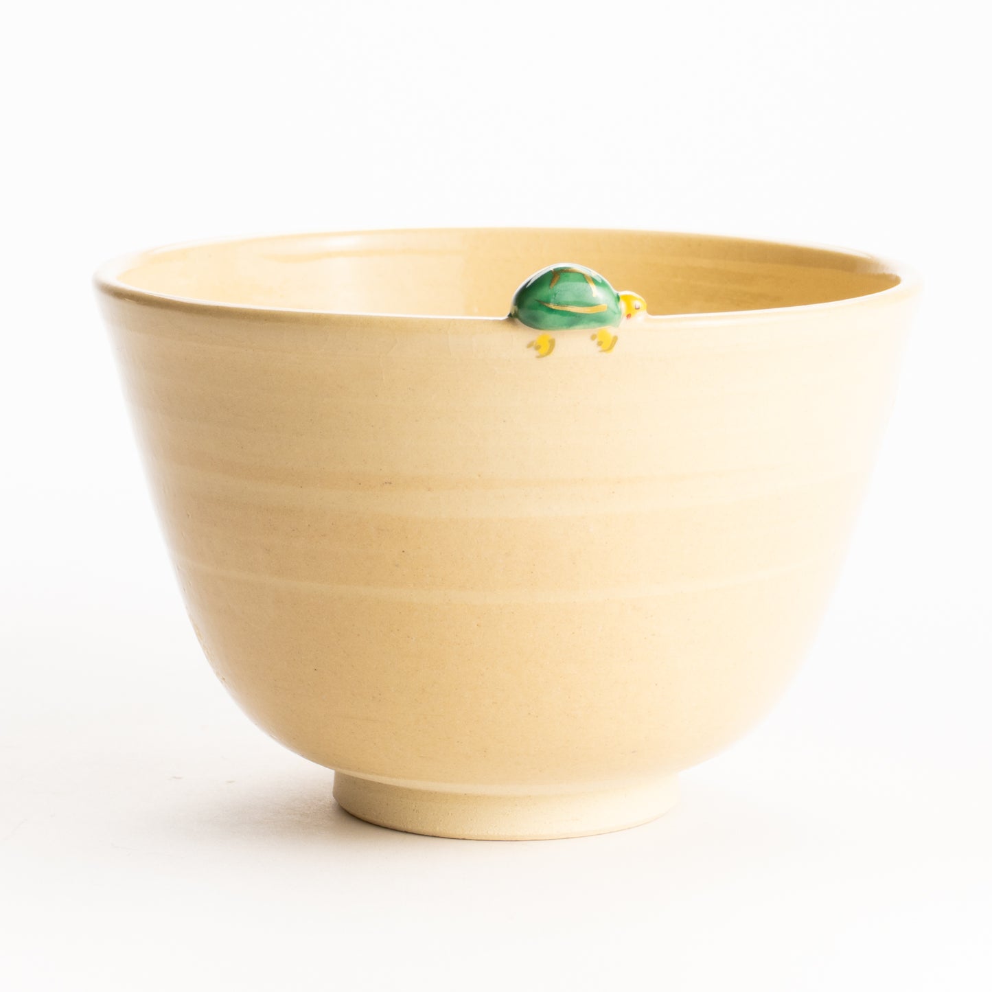 抹茶碗　鶴亀　峨山 KOTOPOTTER