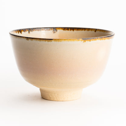 抹茶碗　桜に鹿　安徳 KOTOPOTTER