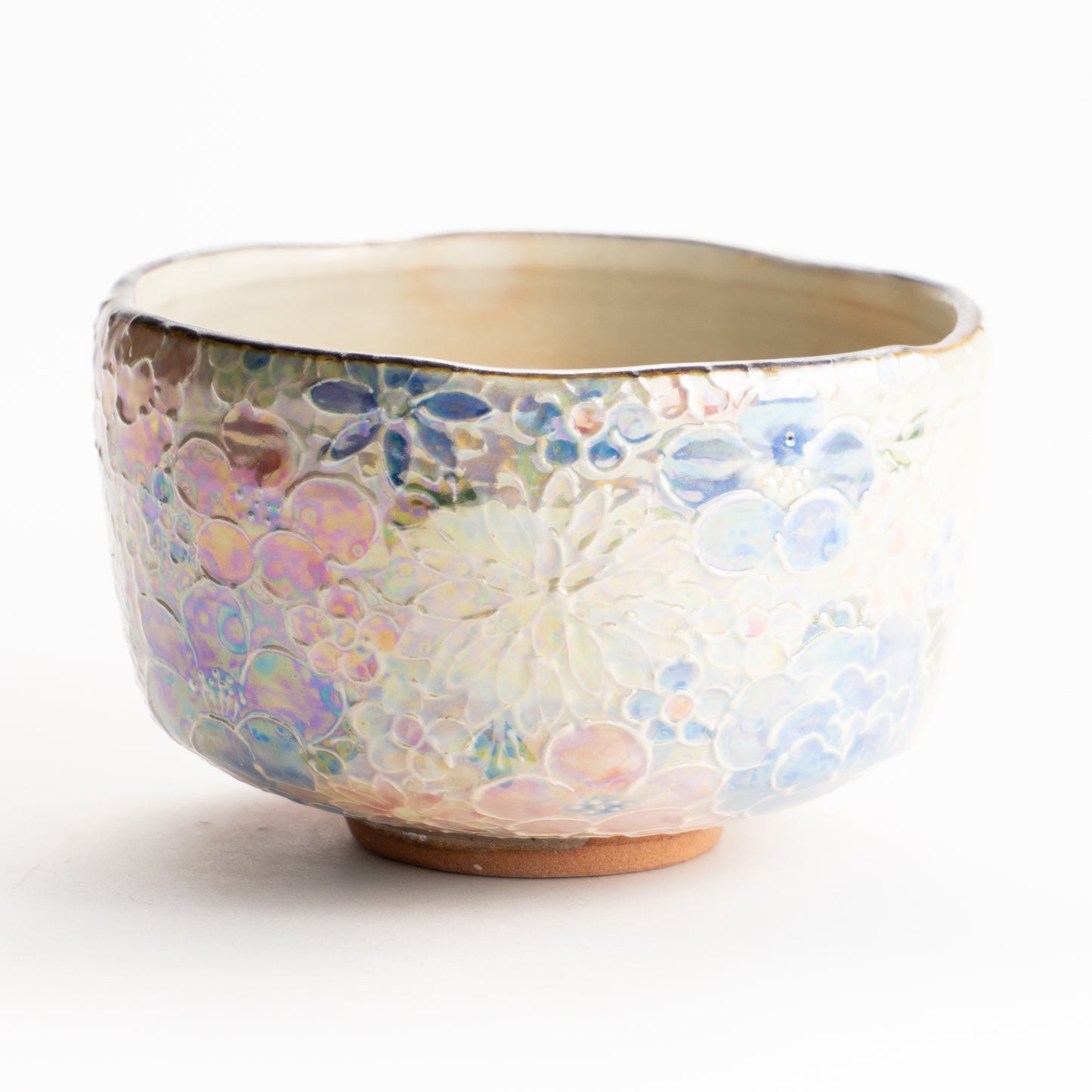抹茶碗　ラスター彩"花詰"　俊山窯 KOTOPOTTER